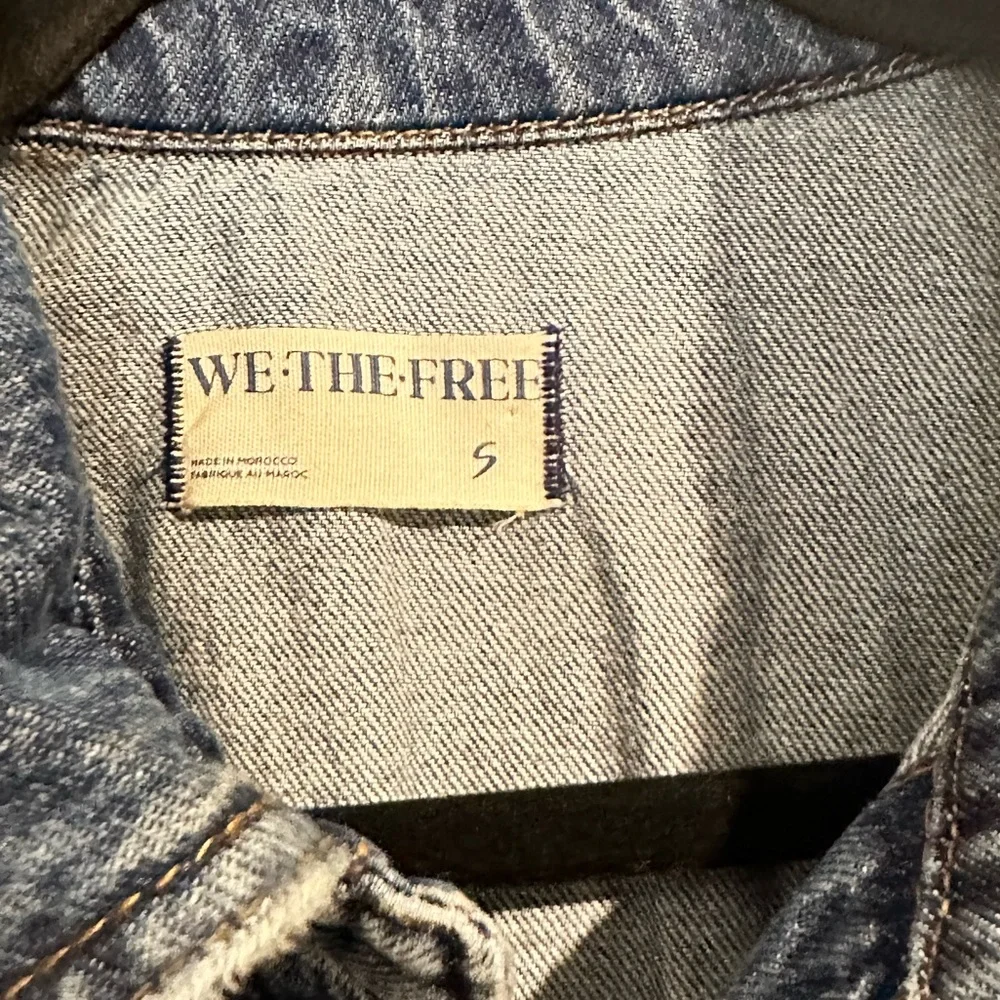 We the Free Marci Denim Jumpsuit small - Picture 3 of 4